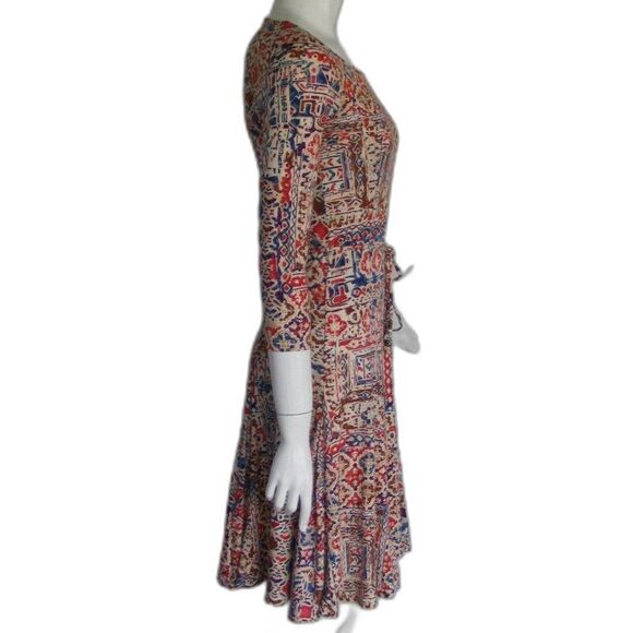 LRL Dress, XS, Skater, 3/4 sleeves, Cotton, String/Sash belt, casual - Picture 6 of 12